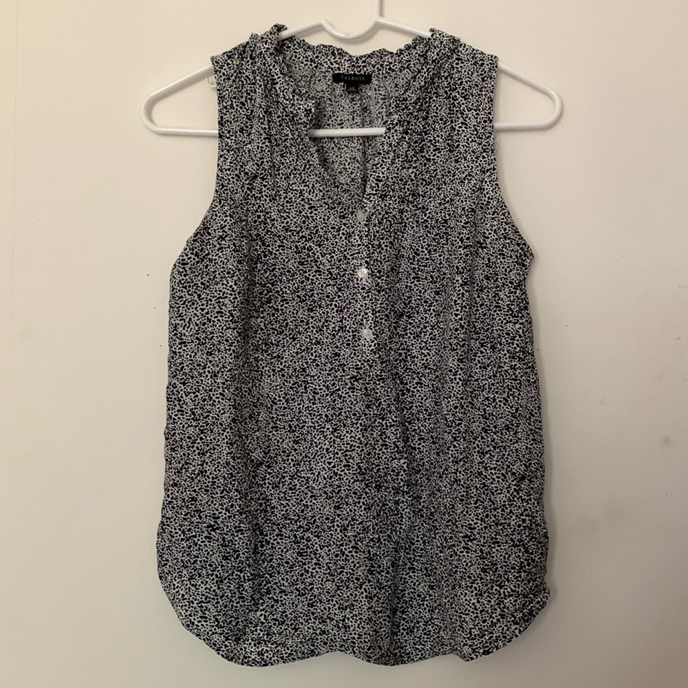 Animal Print Sleeveless Top